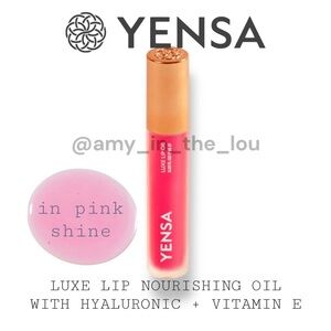 Luxe Lip Oil in Pink Shine/Tinted Pink by Yensa